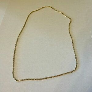 Long gold chain-not real gold